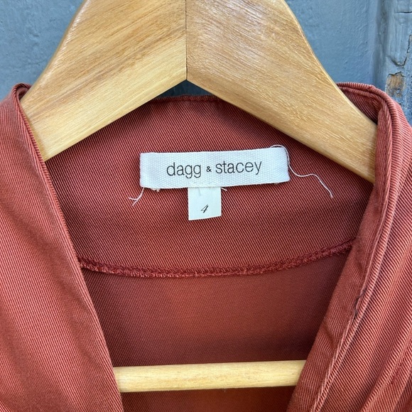 Dagg & Stacey Rust jumpsuit, size 4 - Picture 10 of 10